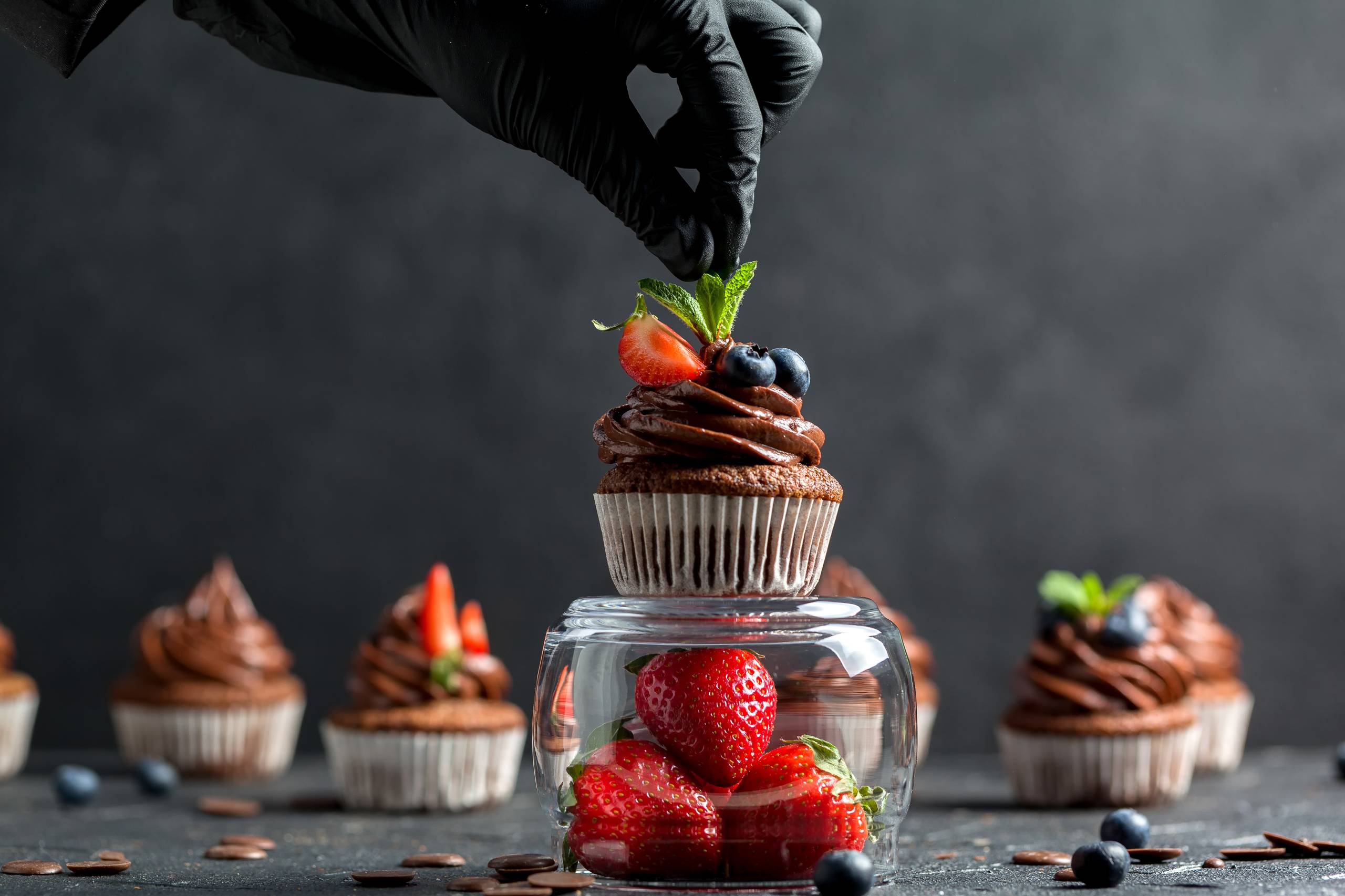 Dark Chocolate Cupcakes