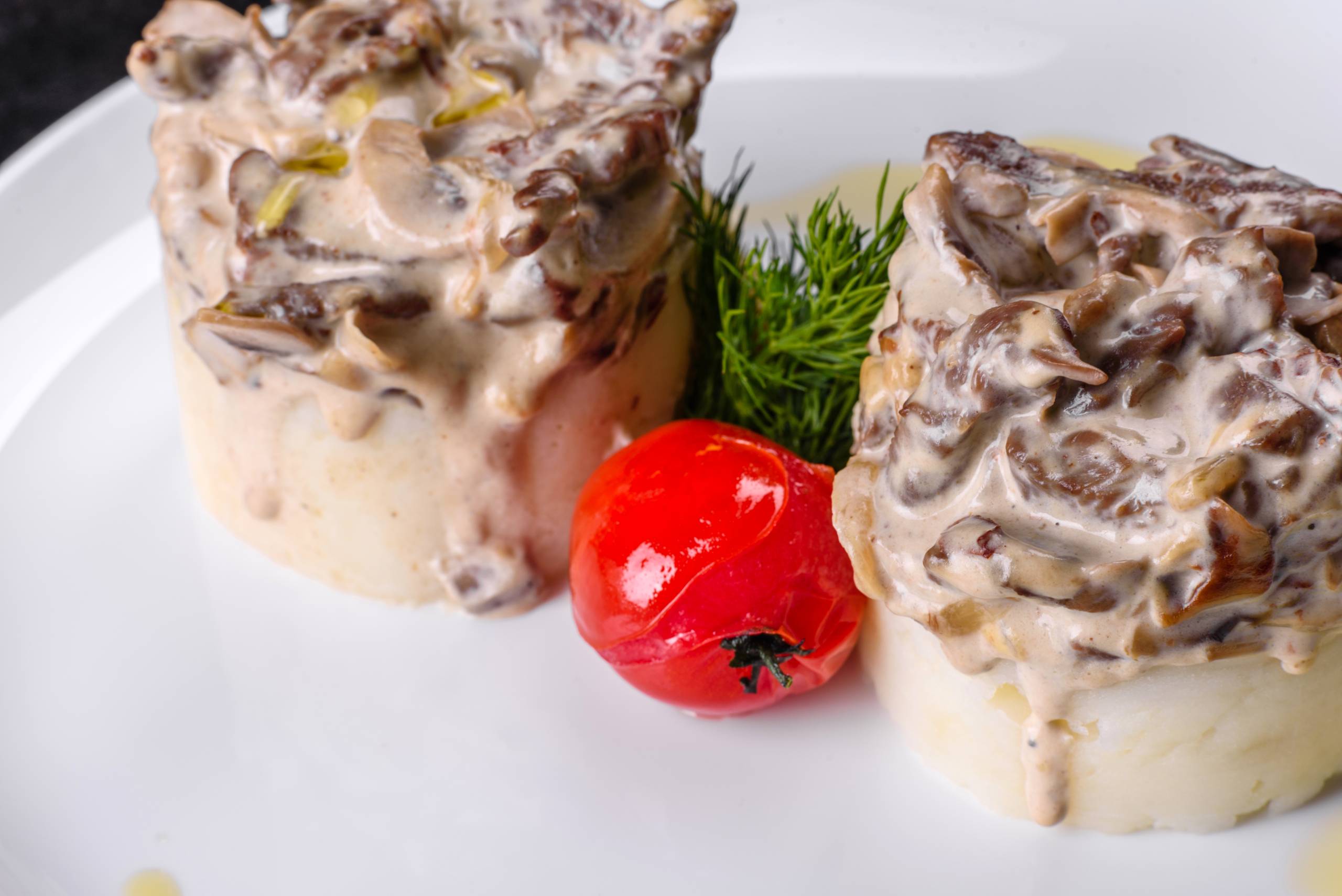 Terrine with Stuffed Mushrooms